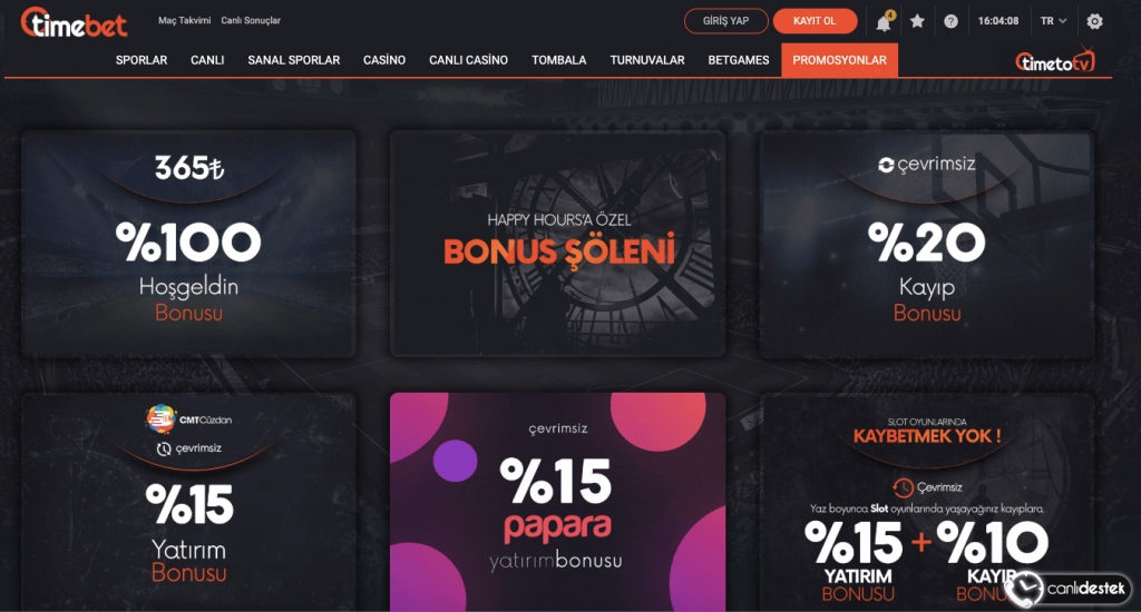 timebet promosyonlar 1024x550 - Timebet Papara ile Para Gönderme